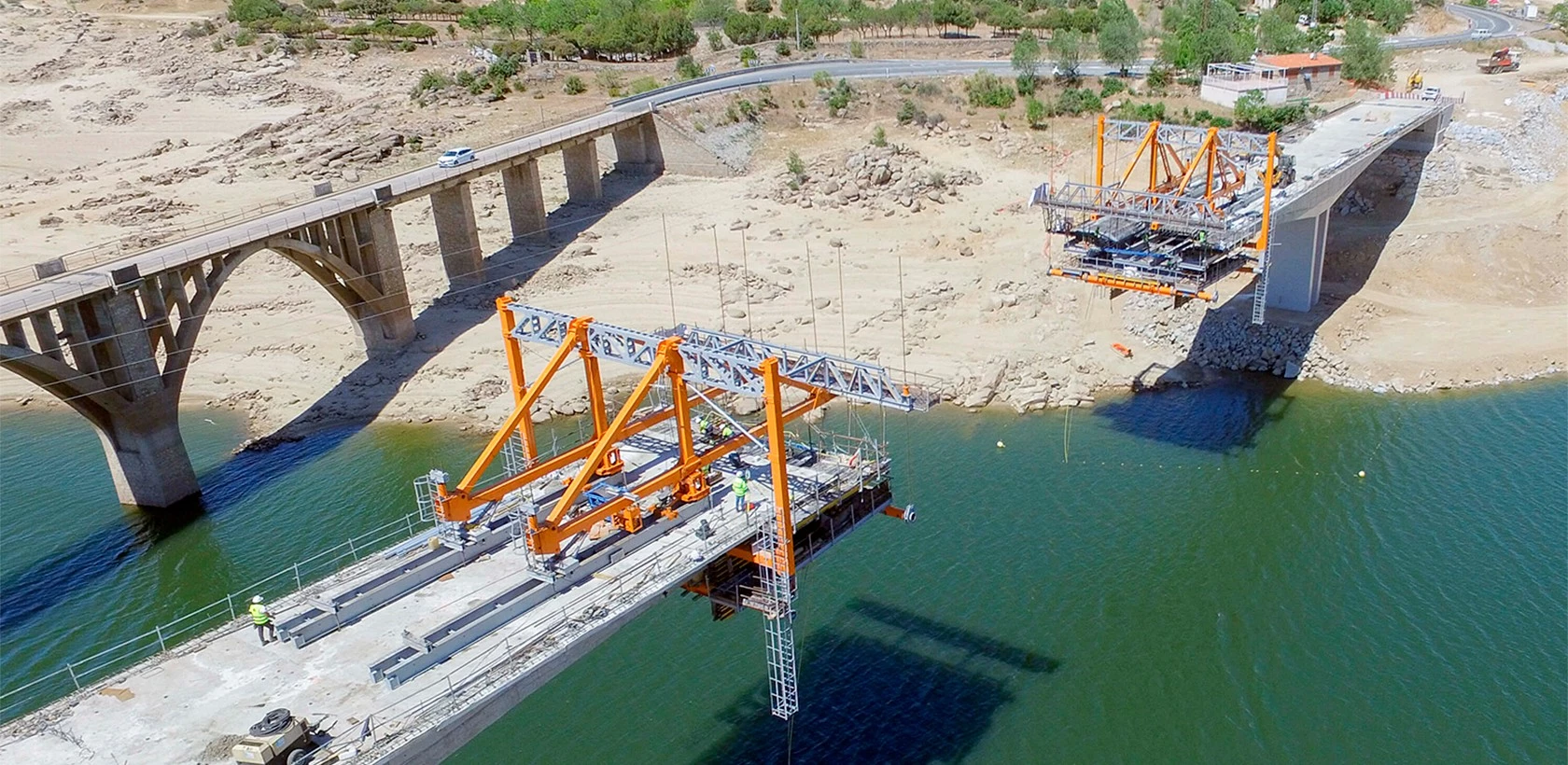 Construcción del Nuevo Puente de la Gaznata