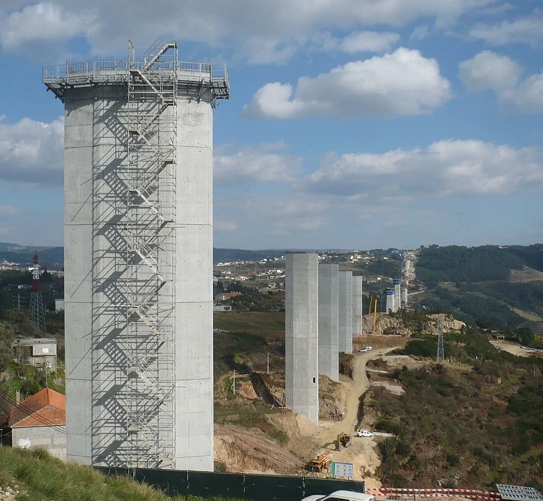 Viaducto do Corgo en Portugal